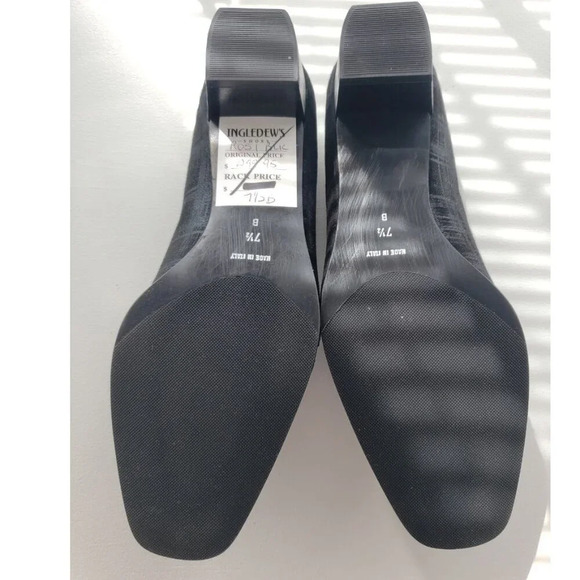 BNWT Roberto Capucci Black Heels made  in Italy 7.5 - Picture 3 of 10